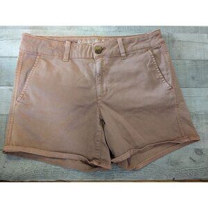 American Eagle Outfitters Womens Super Stretch Pink Shorts Size 8